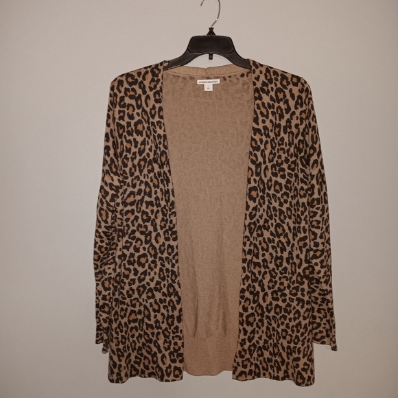 Amazon essentials women's open cardigan size large animal prints brown - Picture 7 of 7